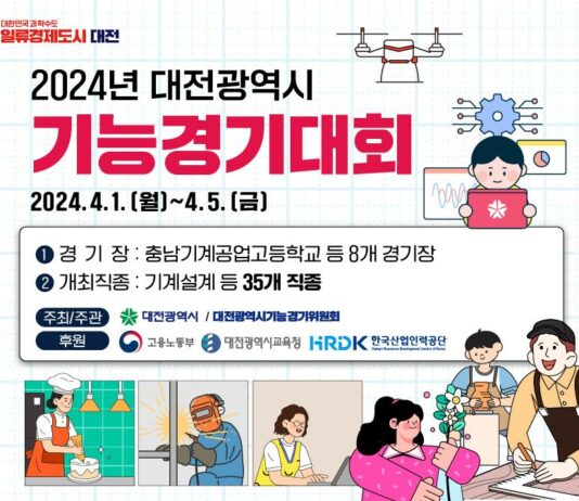 2024년 대전시 지방기능경기대회 개최