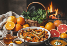 겨울철 면역력을 높이는 건강 음식들 소개