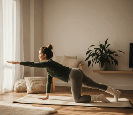 추위에 굳은 몸을 깨우는 마법, 겨울철 ‘홈 필라테스’ 가이드