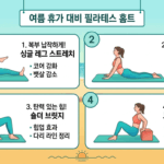“올여름 비키니 라인 완성”… 전문가가 알려주는 여름 휴가 대비 필라테스 홈트 4선